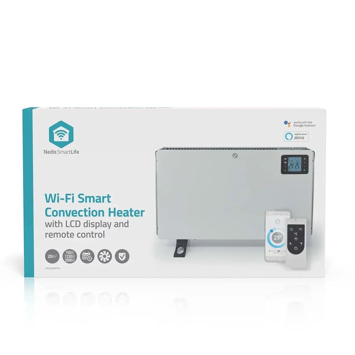 Convector heater Nedis HTCO50WTW 2000 W Photo 11