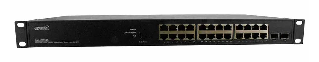 Lantronix SM24TAT2SA-EU Smart Managed PoE+ tīkla