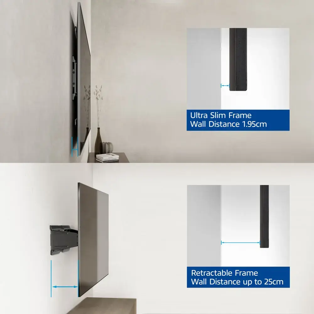 ACT AC8357 full motion TV wall mount 43"–90" Photo 3