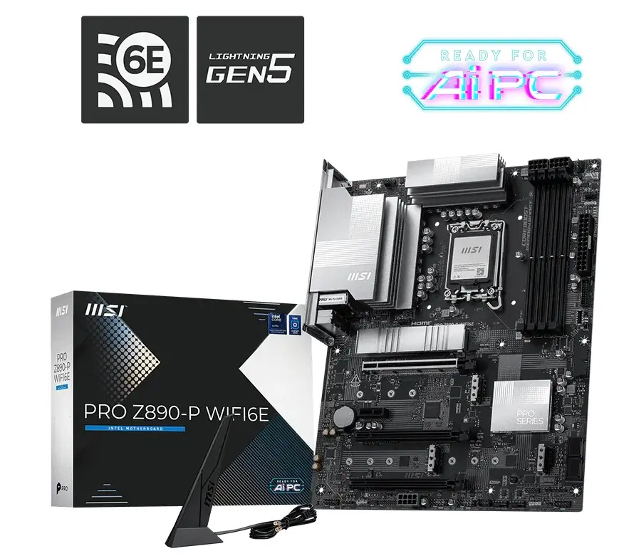 Mātesplate MSI Pro Z890-P WiFi6E (Z890