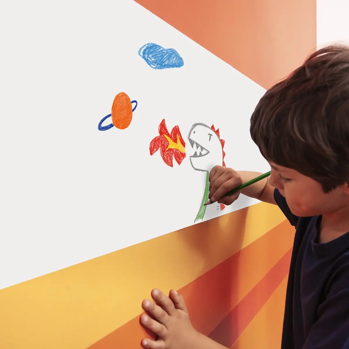 Carioca Coloring Roll + 8 Pencils — рулон для творчества Photo 2