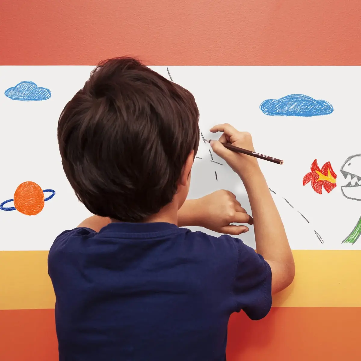 Carioca Coloring Roll + 8 Pencils — рулон для творчества Photo 3