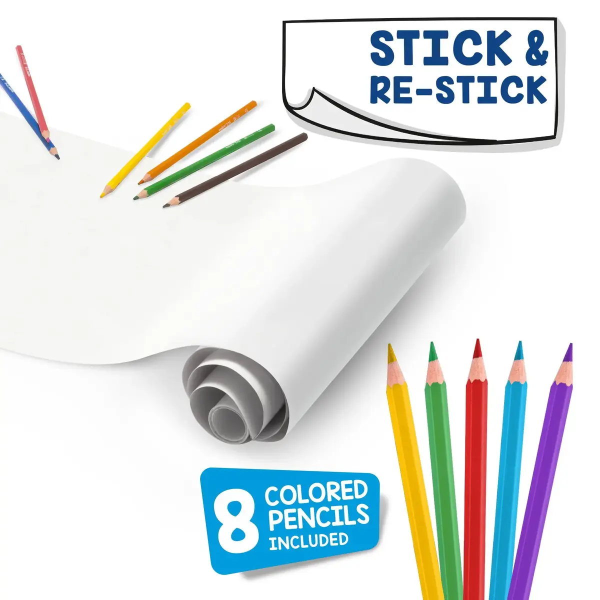 Carioca Coloring Roll + 8 Pencils — рулон для творчества Photo 4