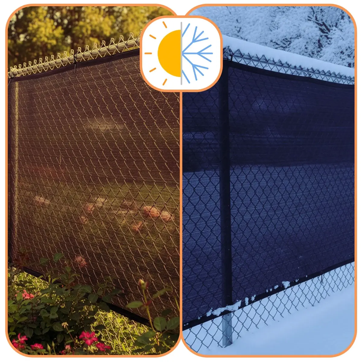 Springos SN0071 shade net 65 GSM 62% 1.5x50 m Photo 7