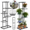 Metal planter Springos GA0214 with 6 shelves Photo 3
