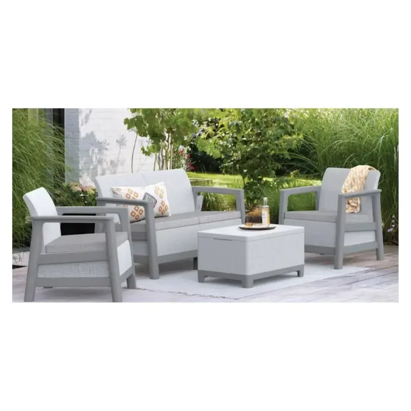 Keter Scandi Linea 2 Seater Set садовая мебель Photo 2