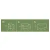 Keter Scandi Linea 2 Seater Set садовая мебель Photo 4