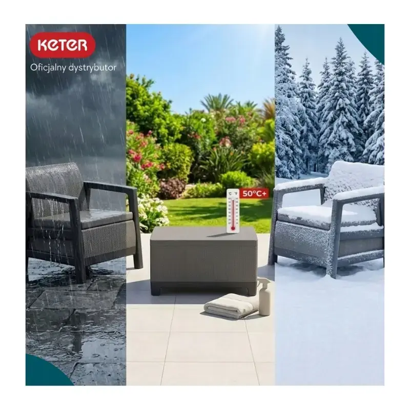 Keter Scandi Linea Balcony Set садовая мебель Photo 2