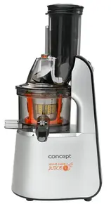 Juice extractor Concept LO-7065, 240 W, stainless steel filter, black/silver, 60 RPM