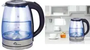 Электрический чайник Little balance LB 8520 Verre Design 1,8 л боросиликатное стекло, нержавеющая сталь, пластик, одноручная эксплуатация
