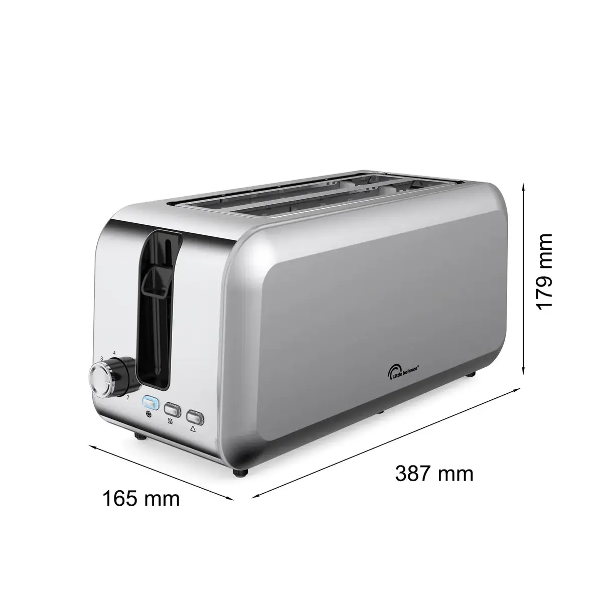 Maiznīca Little balance Dual Inox 7 4 šķēles Photo 4