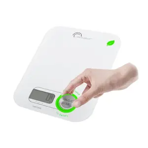 Электронные кухонные весы Little balance 8198 — 5 кг, точность 1 г, прямоугольные настольные, белые