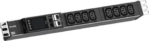 Распределитель питания Bachmann BN ESSENTIAL Metered 19" 8×C13, кабель 2,0 м, вилka CEE7/7 (BM0023691)