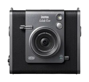 Instant film camera FUJITSU Instax WIDE Evo Black EX D with CMOS sensor, Li‑Ion battery, shutter 1/4–1/8000 s