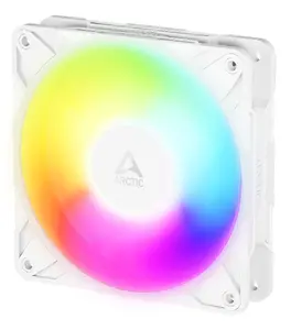 120 mm Fan ARCTIC Freezer P12 Pro Reverse A-RGB (White) — 124 m³/h, Fluid Dynamic Bearing, PWM, Cable Splitter