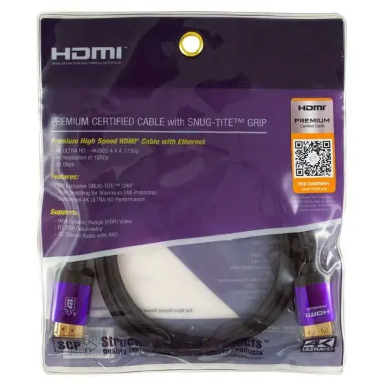 HDMI-кабель SCP 990UHDV-3 1,8 м Photo 2