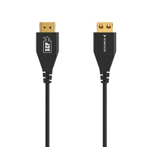 SCP 997AOC-LSZH-5M HDMI кабель HDMI Type A в 3 x HDMI Type A Версия 2.0 24 Гбит/с ARC Черный 5 м