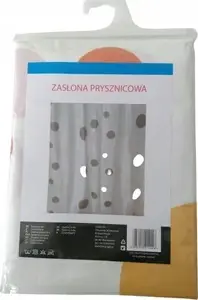 Dušas aizkars Lumarko PVA ar punktiņiem 180 x 180 cm