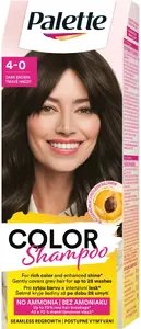 Красящий шампунь Schwarzkopf Palette 4-0 Темно-коричневый 50 мл – шампунь для тонировки