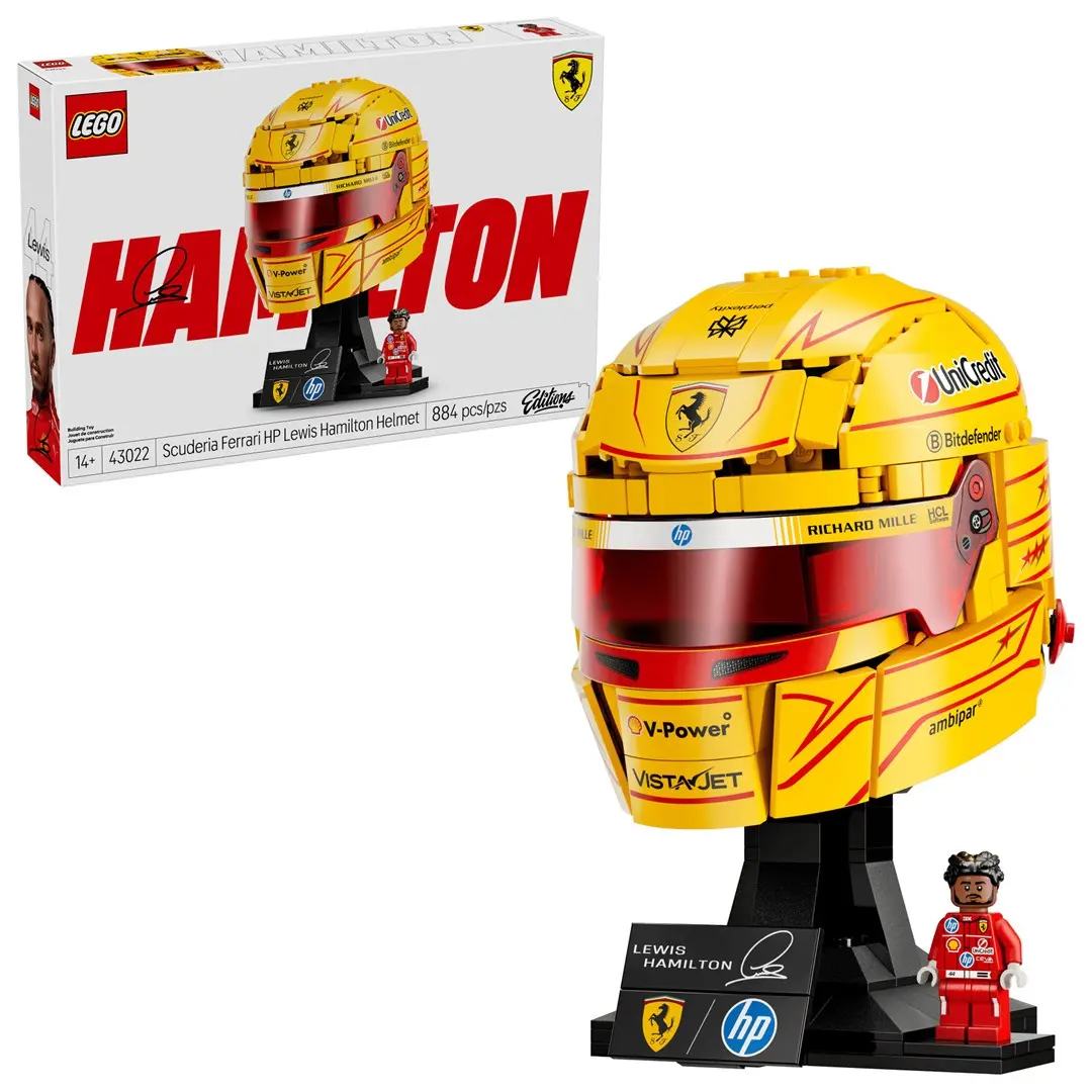 LEGO ķivere Lewis Hamilton Scuderia Ferrari