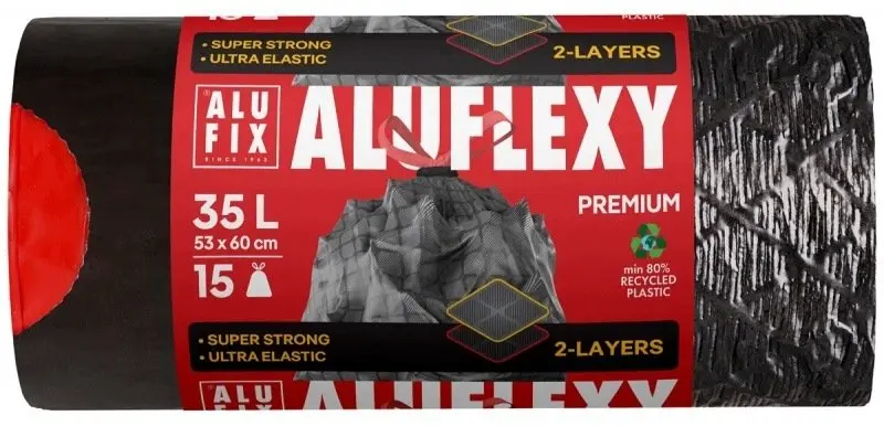 Atkritumu maisi Alufix Aluflexy ar auklu