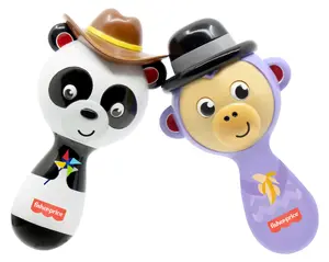 Toy musical instrument Fisher-Price Maracas — maraca pair, multicolour, for ages 3+, AAA battery
