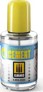 Клей VALLEJO Vallejo Ammo Standard Cement 30 мл – растворяющий клей для пластиковых моделей
