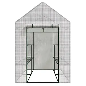 Greenhouse AWTools AW67620 — garden greenhouse, white, model AWTOOLS SZKLARNIA OGRODOWA 143x143x195cm