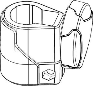 Plastmasas turētājs statīvam/stendam Scangrip Ø28 mm, Scangrip SG035729