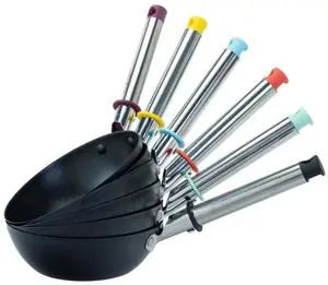 Cast iron mini pannas Jim Beam Gusskönig GK-53 — komplekts 6 gab., 13,7 cm, apstrādātas