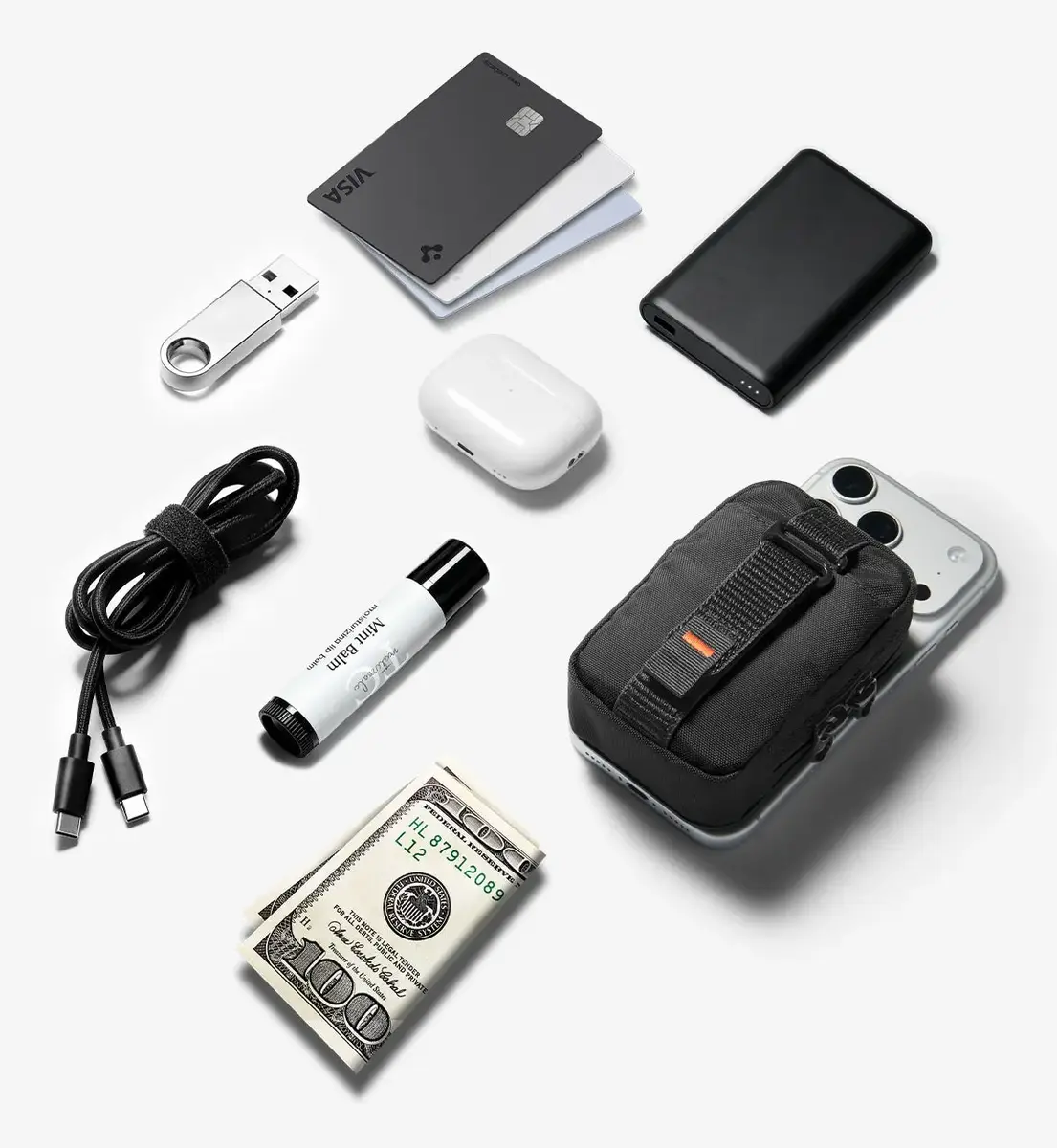 Spigen Tintap Zip Mag Fit pārnēsājams organizatora maciņš Photo 9