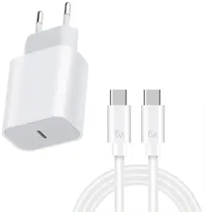 Сетевое зарядное CANYON Energy GaN 67W — USB-C PD и USB-A 3A, модель FTCGAN67WW, белое