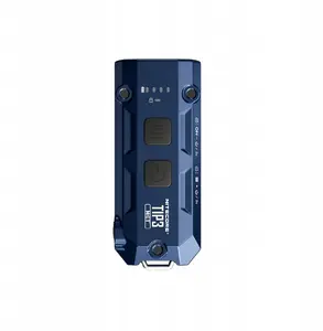 Keychain flashlight Nitecore TIP3 Blue — rechargeable LED, up to 720 lm, pocket carry