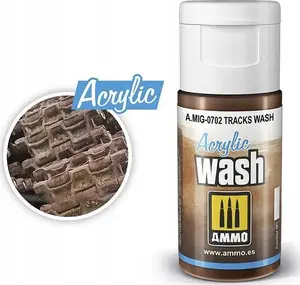Wash paint VALLEJO Vallejo Ammo Acrylic Wash - Tracks Wash for scale model weathering