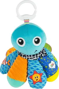 Подвесная развивающая игрушка TOMY Lamaze Осьминожка 0+ мес плюш разноцветная