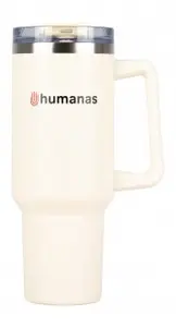 Termokrūze Aptel Humanas Viva 1200 ml — bēšs, termo krūze 1200 ml