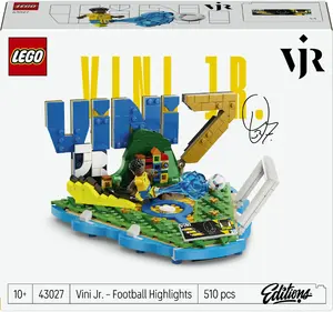 Конструктор LEGO Editions Football Vini Jr. — моменты футбола модель 43027