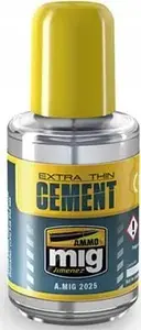 Клей VALLEJO Vallejo Ammo Extra Thin Cement (полиэфирный клей для пластика) 30 мл