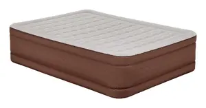 Air Mattress Bestway AlwayzAire Fortech Queen with Built-in Comfort Choice+ Dual Pump, 203 x 152 x 51 cm, Fortech