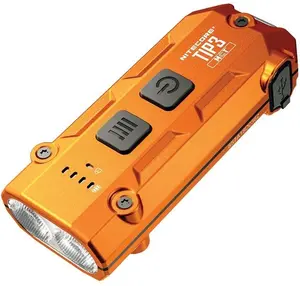 Keychain LED flashlight Nitecore TIP3 Orange, NITTIP3OR, max 720 lm, rechargeable