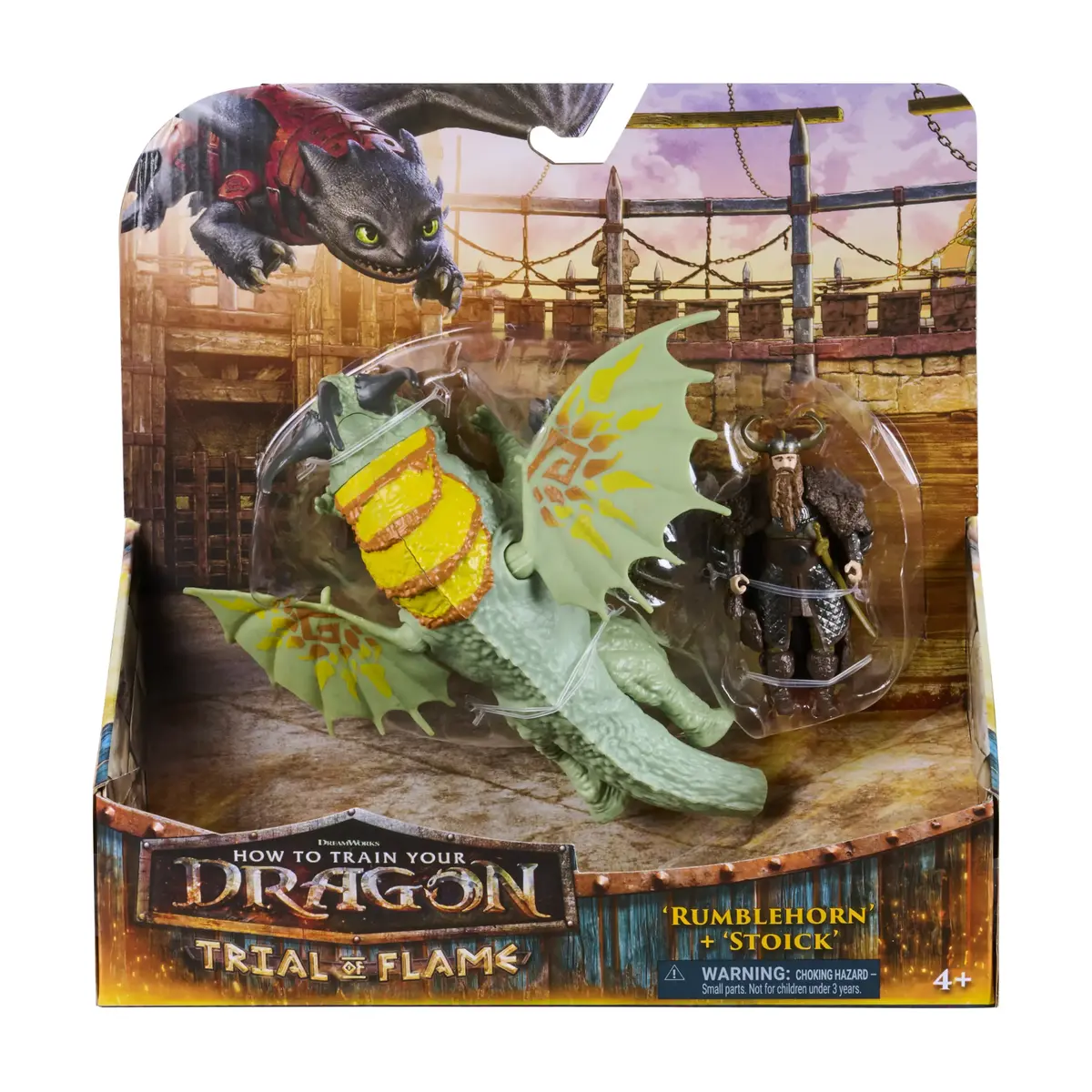 Spin Master Dragons Rumblehorn & Stoick action figures Photo 2