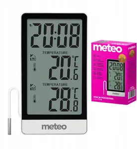 Weather Station Thermometer Meteo SP111B — indoor and outdoor temperature display