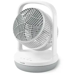 Galda ventilators Philips 2000 sērija — mājas lāpstiņveida, pelēks, AC 24 W, uz galda