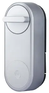 Viedā durvju atslēga ASSA ABLOY Yale Linus, bezvadu, sudrabota, uz AA baterijām (4 gab.), saderīga ar Android/iOS