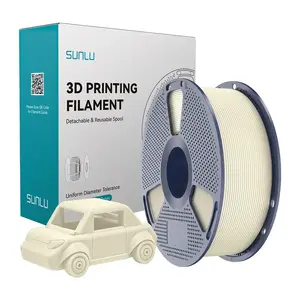 Sunlu PETG izejviela Ivory — PETG 1.75 mm spole 3D drukāšanai
