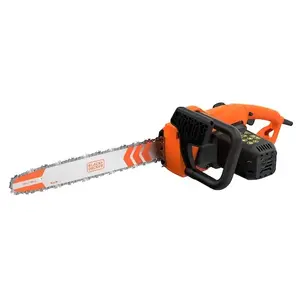 Электропила Black & Decker BECS2245-QS 2200 Вт, шина 45 см, от сети (AC), оранжевая