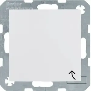 Electrical socket outlet Type F berker 47528989, 16 A 250 V, IP44, white, thermoplastic