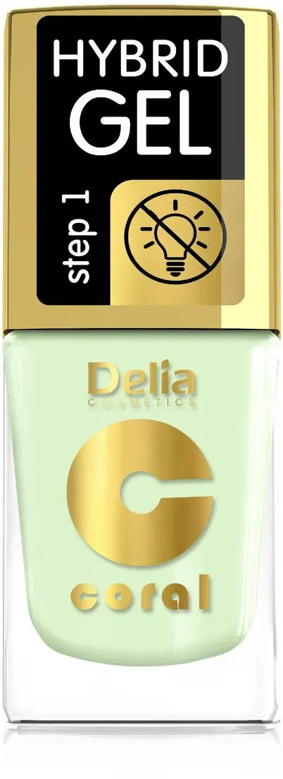 Hibrīda gēla nagu laka Delia Coral