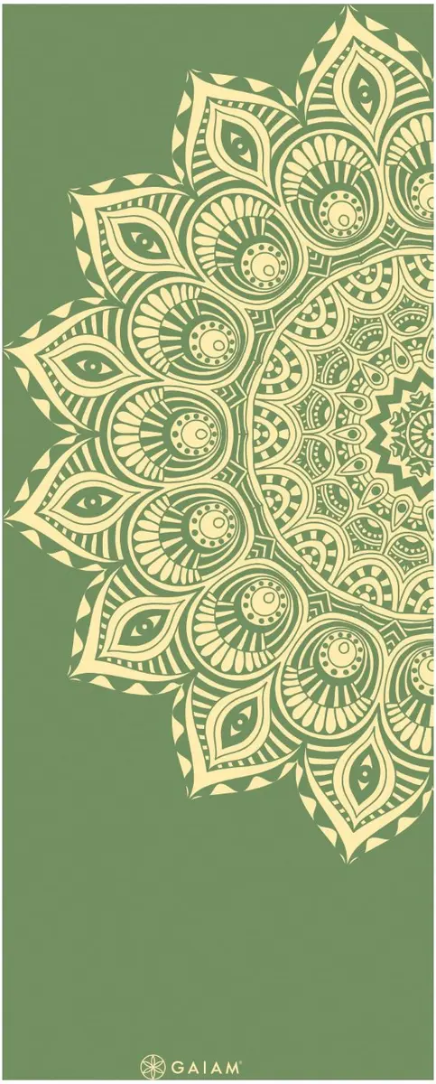 Jogas paklājs Gaiam Olive Haze Mandala