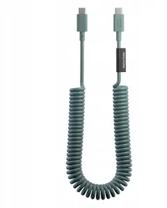 USB-C to USB-C Cable Native Union Pop Cable 2.4 m 60W (slate green)